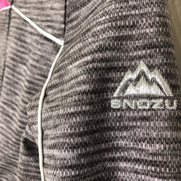 Snozu  pink grey water repellant faux fur lining hooded coat size small - Picture 5 of 9